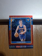 2024-25 Hoops #264 Tyler Kolek New York Knicks Premium Red Lazer /99 RC