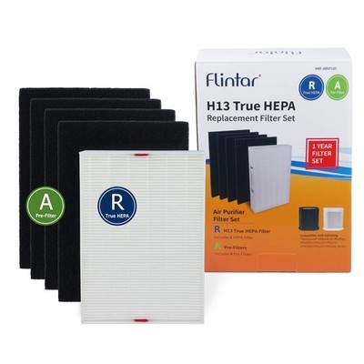 Flintar HPA100 Replacement, Compatible with Honeywell Air 5 Piece Set