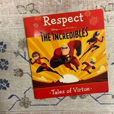 Disney Pixar The Incredibles Respect Tales of Virtue Childrens Book