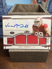 2013 TOPPS-Level V Autograph Silver #PV-VM Vance McDonald /449 (AU, MEM, RC