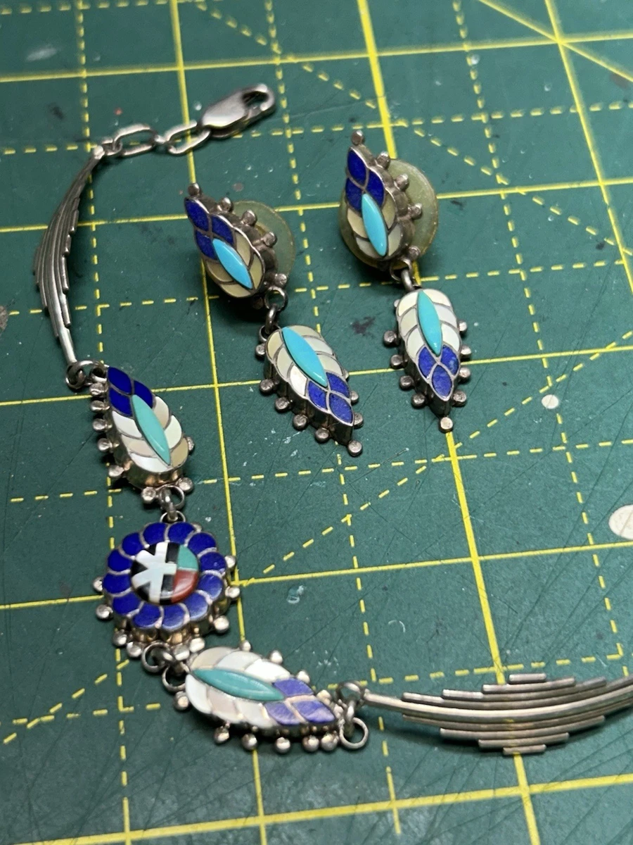 Vintage Zuni Inlay In Native American Bracelets for sale | eBay