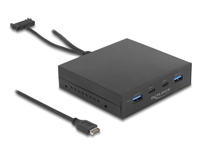 DeLOCK 3.5? USB 3.2 Gen 2 Front Panel 2 x USB Type-C + 2 x USB Type-A