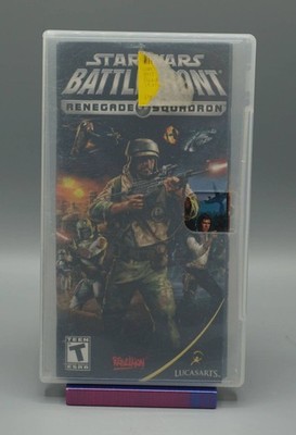 Star Wars Battlefront Renegade Squadron PSP Missing cover insert-tw57
