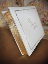 Vintage Our Children  s Wedding Album 6.5x7 Topflight White 12 Page 24 4x5 Photos