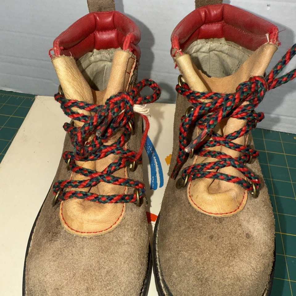 STRIDE RITE Toddler Winter Boots Brown 12 W Norica Tan Lea - Image 3 of 4