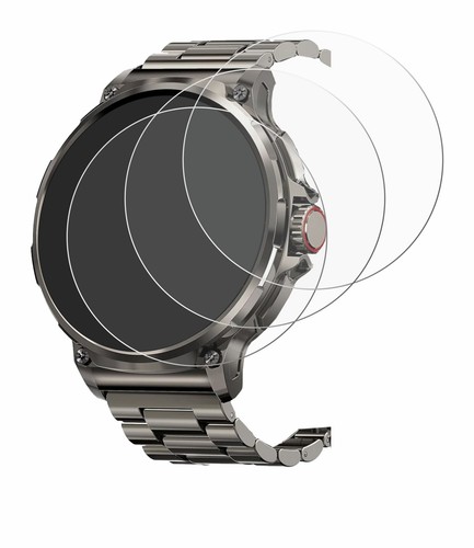 6x Screen Protector for Tesofit Smartwatch 1.85" (round) Protective Film - Zdjęcie 2 z 11