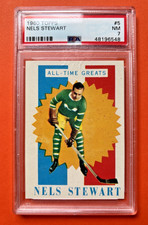 1960-61 TOPPS ALL TIME GREATS - NELS STEWART #5 PSA 7 NM