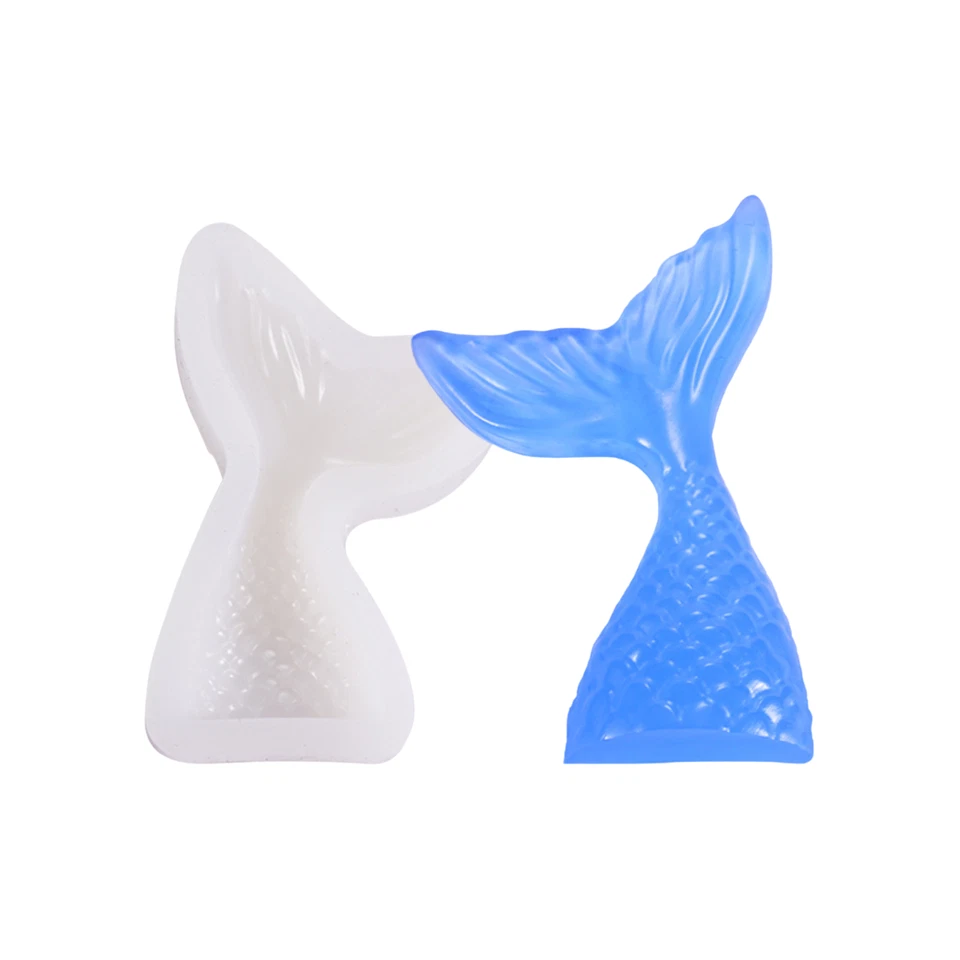 Silikonform Flosse 114x75mm Epoxid Harz Resin Meerjungfrau Fisch-Flosse Gießform - Bild 4 von 4