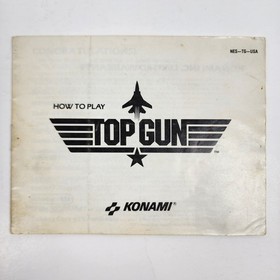 Top Gun (Nintendo NES, 1987) Cartridge & Manual Only