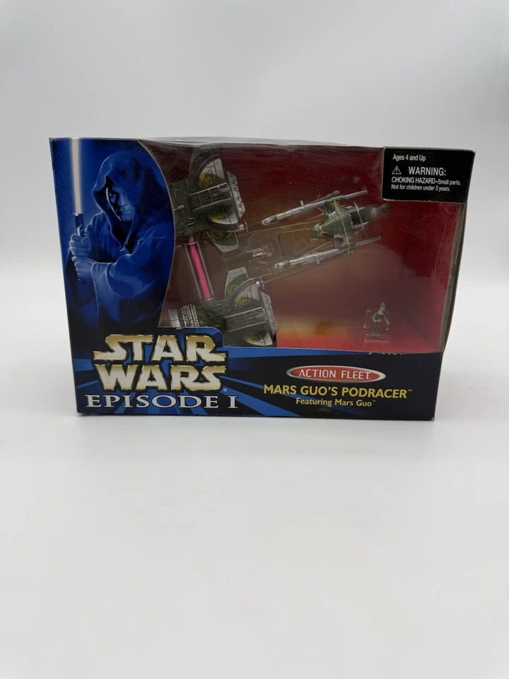Star Wars Action Fleet MARS GUO'S PODRACER NEW MIB Episode 1 Galoob - Image 2 of 4