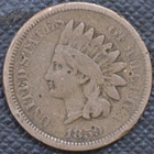 1859 VG Indian Head Cent