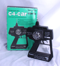 GRAUPNER C4 Renn Pistole FERNSTEUERUNG Auto RC Sender TURBO Car REMOTE C4 SSM 40