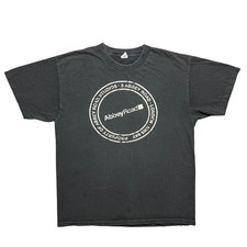 Abbey Road Studios London Black Cotton Distressed Logo Y2K T Shirt Mens Large