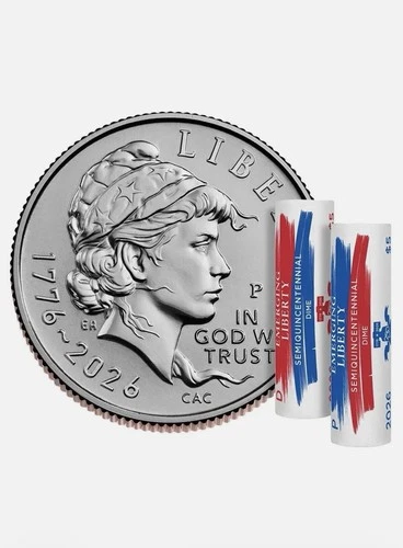NEW | 2026 Emerging Liberty Dime 2-Roll Set (P, D) | PRESALE | SHIPS FREE