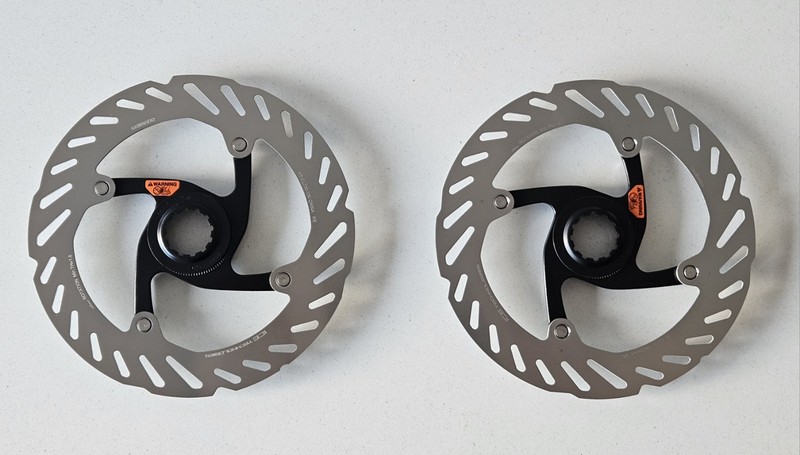 Pair of Shimano RT-CL700 ICE Tech Disc Brake Rotors  160mm Centre Lock