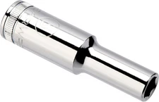 GearWrench 80390 3/8" Drive 6 Pt. Deep Socket, 8mm