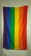 Anley 3x5 Rainbow Pride Flag Double Sided 3-Ply Rip-Proof LGBT Outdoor