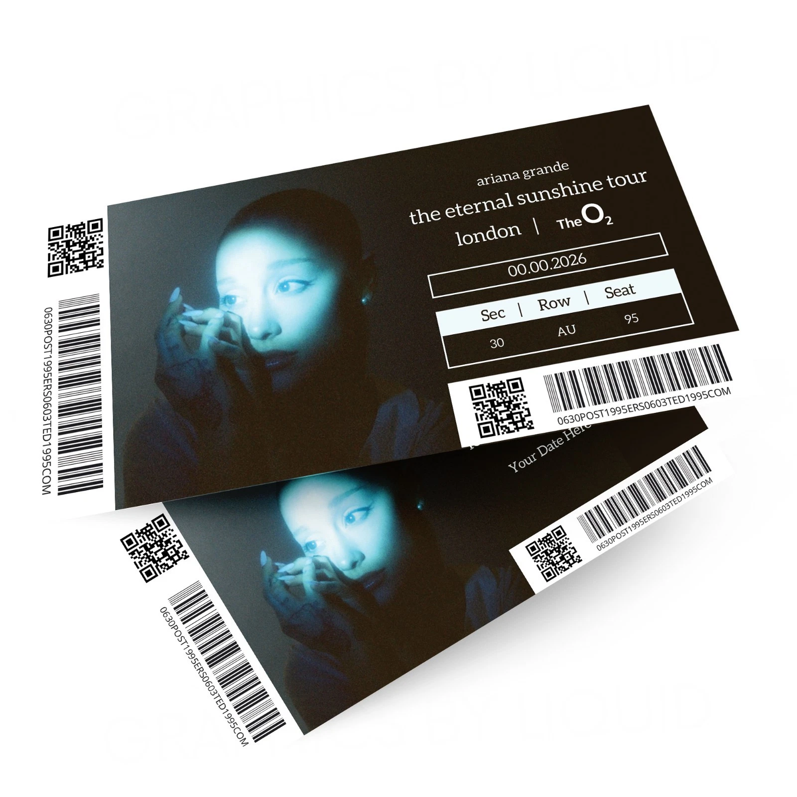 Personalised Ariana Grande 2026 Ticket