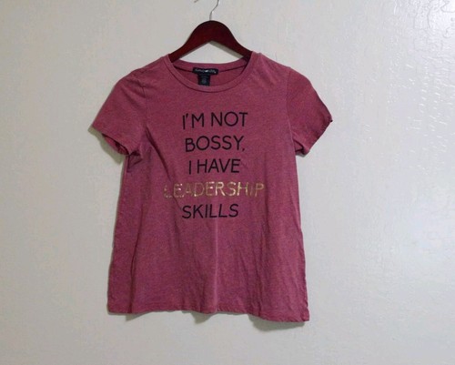 Kandy Kiss Girl's T-Shirt : Size Maroon Color Sz L Beautiful Happy