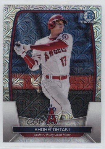 2023 Bowman Mega Box Chrome Mojo Refractor Shohei Ohtani #51 03d4