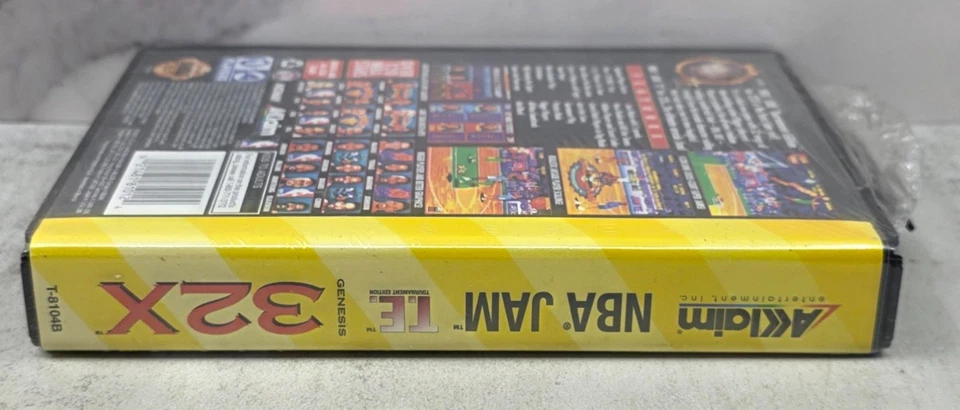 NBA Jam T.E. Sega Genesis 32X Tournament Edition Akklaim Midway Basketball - Image 3 of 4