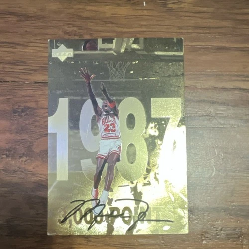 Upper Deck Michael Jordan Highlights 3/12 Chicago Bulls NBA 1998 1987 Card