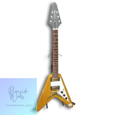 Epiphone E-Gitarre 1958 Korina Flying V