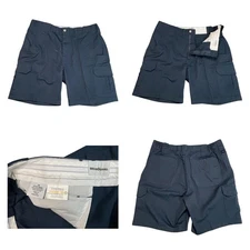 WEARGUARD Tactical Mens Size 36 Navy Blue Polyester Blend Cargo Shorts 2 Pairs