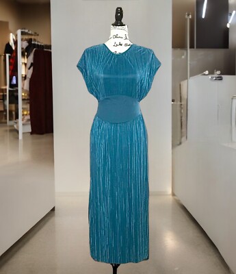 blue pleated dress zara Duchess Kate: Wedgwood Blue Pleated Dress by Zara