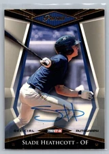 /111 2011 TRISTAR Pursuit Blue Slade Heathcott #72 (RC, AU) - NM-MT