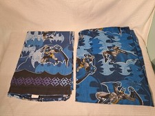 2005 Franco DC Comics Batman Twin Flat Fitted Sheet Set 93"x63"