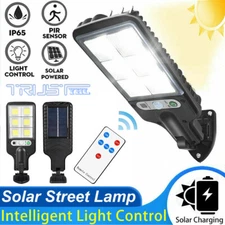 1200W LED Solar Light Motion Sensor 3 Mode Lamp Outdoor Wall Street Yard Garden