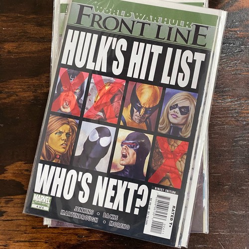 World War Hulk Frontline - Direct Edition Singles 1 -6 Jenkins Bachs etc Mint - Bild 3 von 8