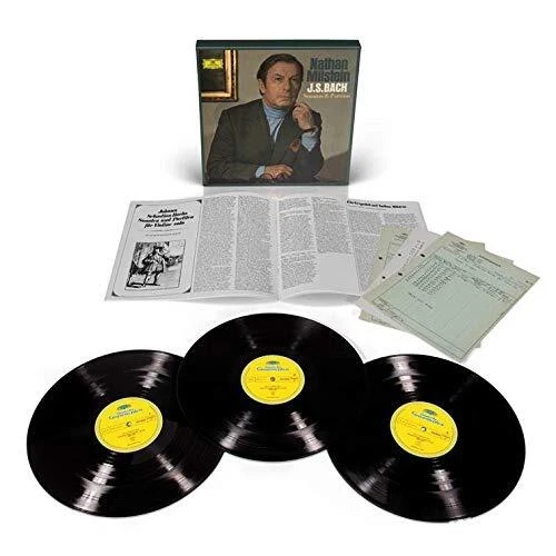 Bach Solo Violin Partitas & Sonatas MILSTEIN Audiophile DGG 3x 180g LP BOX NEW - Image 2 of 2