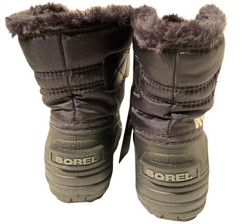Sorel Toddler Snow Commander Black UK 3 EU 21 Warm Durable Easy-Wear RRP £38 - Picture 7 of 10