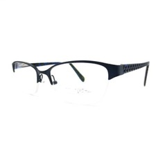 Chelsea Morgan Eyeglasses CM 202233 Navy half rim Frames 51-17-135
