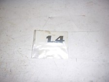 Schriftzug Emblem 1400 Volkswagen Polo 1400 Original VW 6R0853675