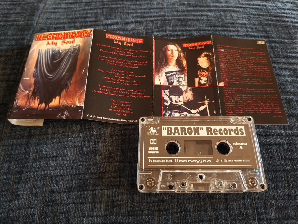 Necrobiosis My Soul cassette MC Armagedon Betrayer Vader Mortal Slaughter Hazael - Image 3 of 4