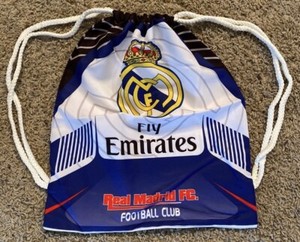 real madrid drawstring bag