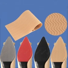 Shoe Sole Protector Rubber Anti Slip High Heel Replacement Repair Adhesive Women