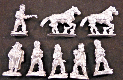 Flintloque Elf Artillery Crew Gunners & Horses - 28mm Metal Alternative Armies