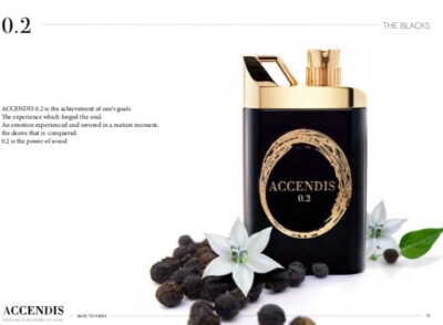 Accendis Milano 0.2 Eau de Parfum niche fragrance Perfume 100ml / 3.4oz