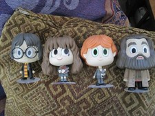 Harry Potter Funko Vynl Four pieces including Ron Hermione Hagrid OOB