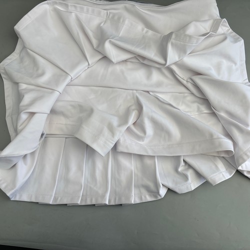 Lady Hagen plissettato da golf donna controllo pancia 17" piccolo bianco nuovo con etichette prezzo al pubblico consigliato $60 - Foto 6 di 11