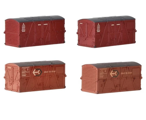 Graham Farish 379-393 Type BD Containers BR Bauxite x2 & Type BD Containers