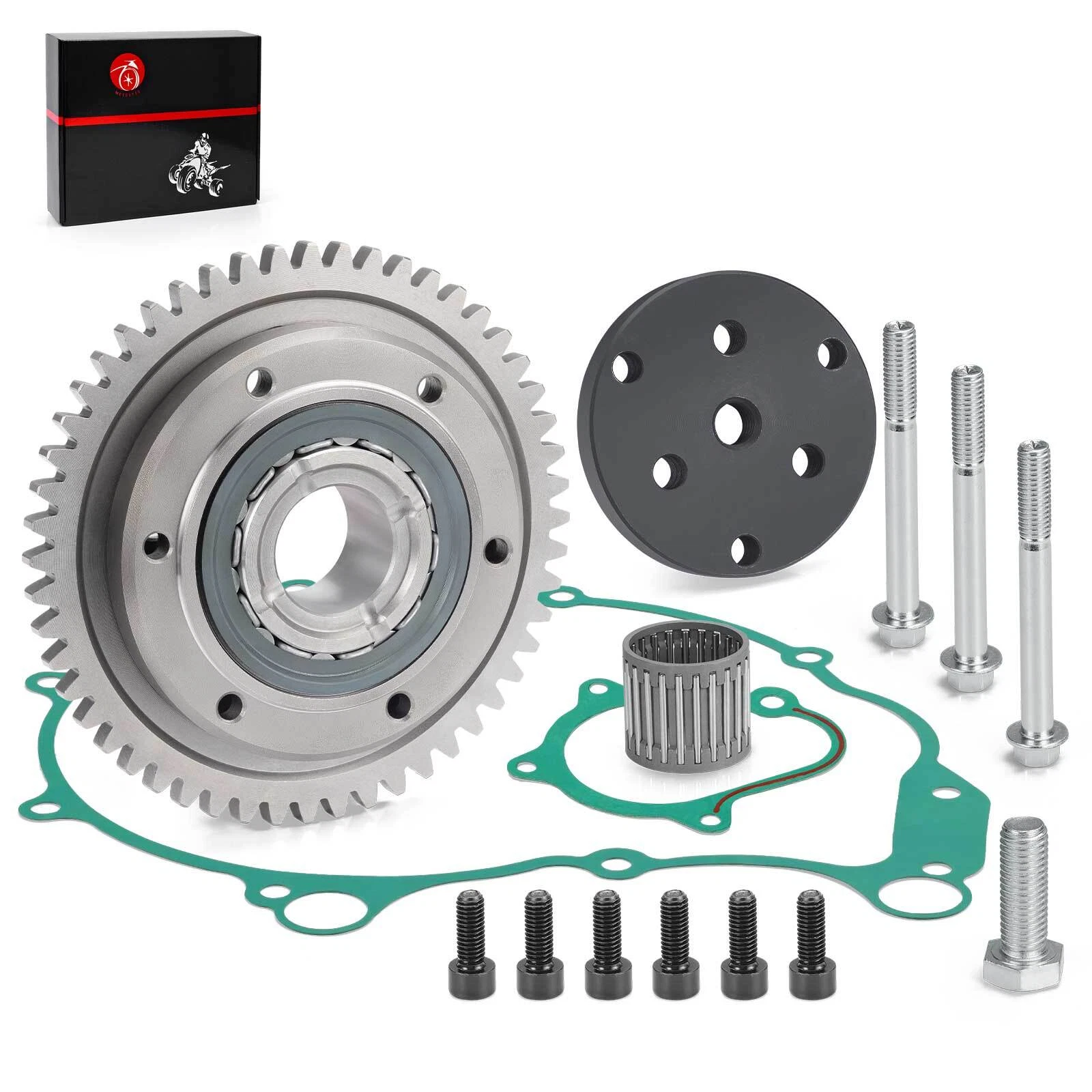 Starter Clutch Gear Gasket Flywheel Puller Kit For Yamaha Raptor 660R YFM660R