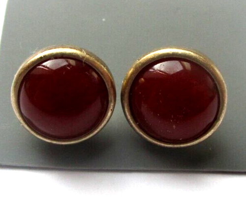 Boucles D’oreilles Vintage à Clou – Perles Roses Et Finition Or