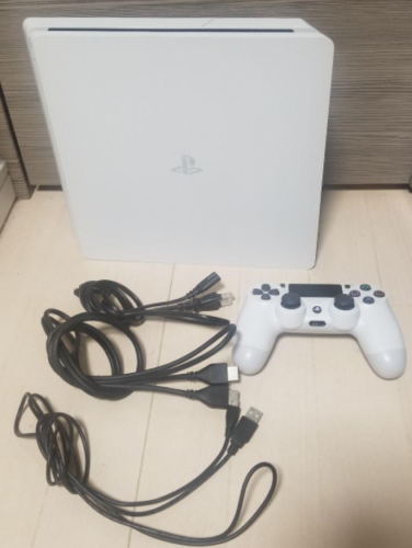 SONY PlayStation 4 Glacier White 500GB CUH-2200AB02 Slim w/ Controller No  BOX