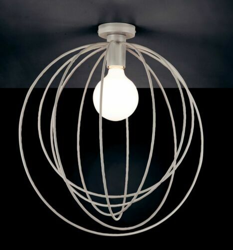 Lampadario Lucrezia 3 Luci | Metallo Avorio E Oro | Paralumi Vetro Satinato | Stile Classico - Foto 8