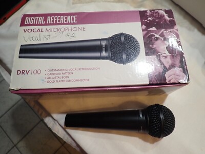 Digital Reference DRV100 Cardiod Pattern Microphone in box - works - tested
